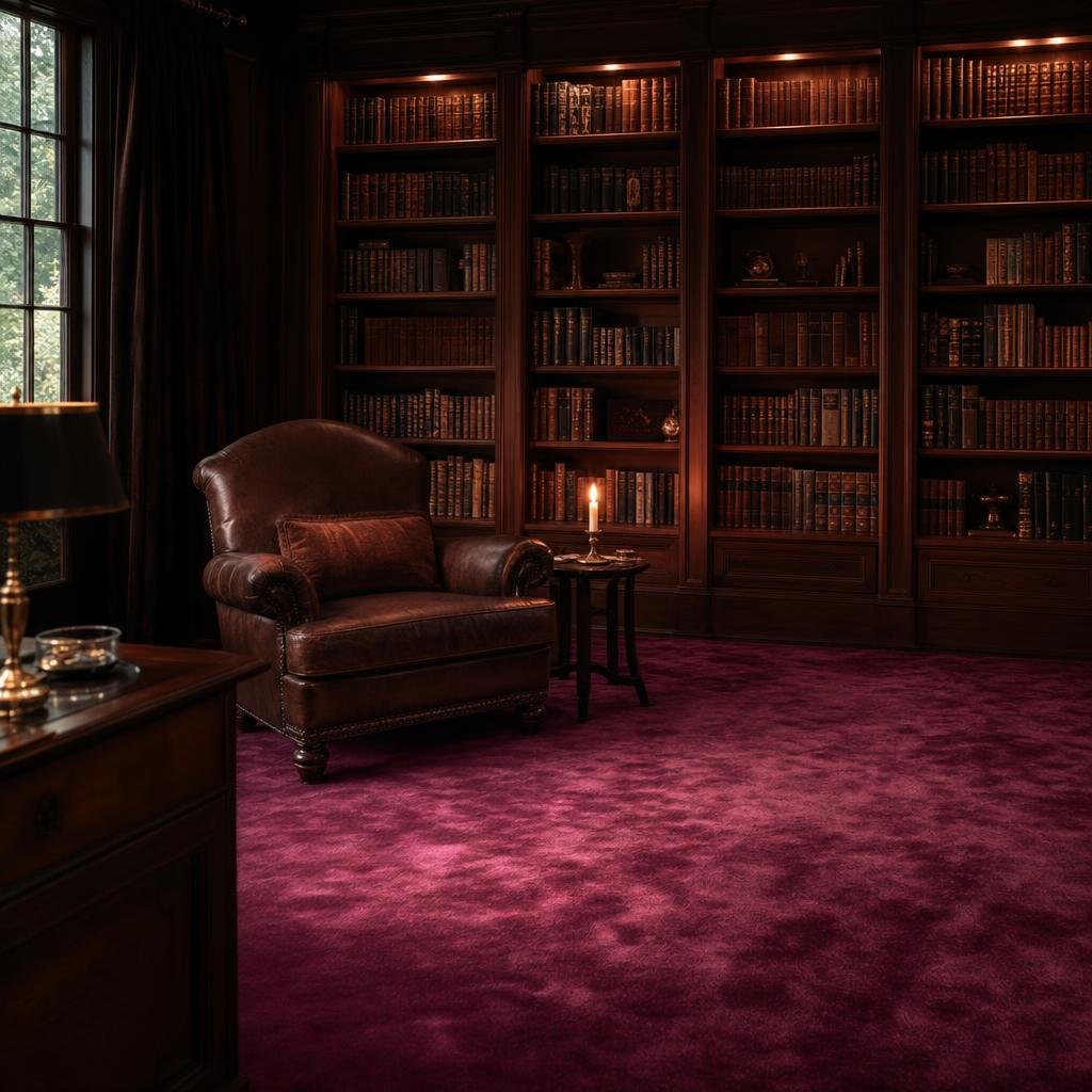 Hand-knotted carpet in a private residence